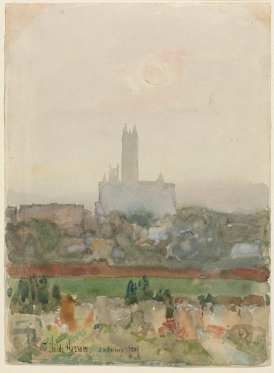 Canterbury katedrális alkotó: Childe Frederick Hassam