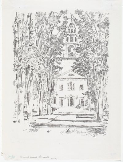 Gyarmati templom, Gloucester alkotó: Childe Frederick Hassam