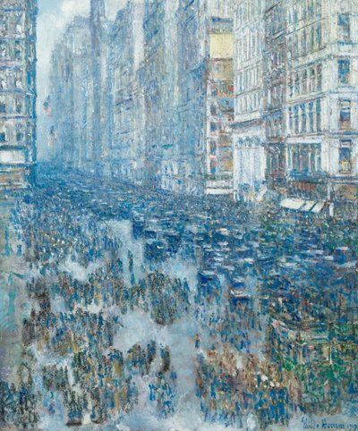 Ötödik sugárút alkotó: Childe Frederick Hassam
