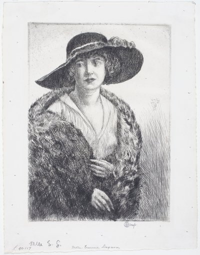 Erminie Gagnon kisasszony alkotó: Childe Frederick Hassam