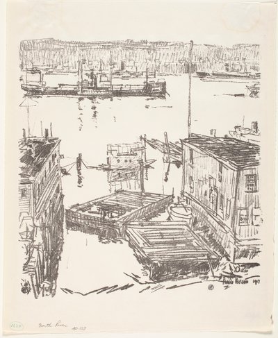 North River alkotó: Childe Frederick Hassam