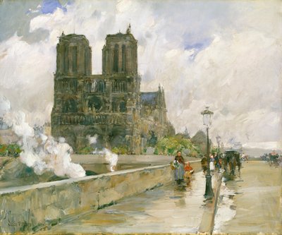 Notre Dame katedrális, Párizs alkotó: Childe Frederick Hassam