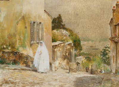 Tavaszi reggel, rue Mont. Cenis, Montmartre alkotó: Childe Frederick Hassam