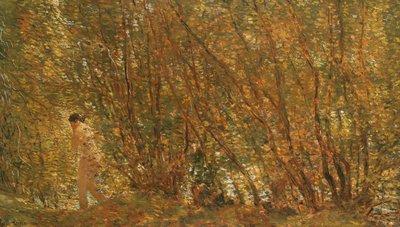 Égerek alatt alkotó: Childe Frederick Hassam