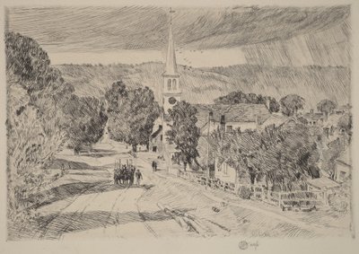 Egy vermonti falu alkotó: Childe Hassam