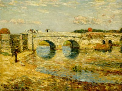 Híd a Stour felett alkotó: Childe Hassam