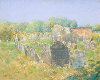 Lexingtoni gyarmati temető alkotó: Childe Hassam
