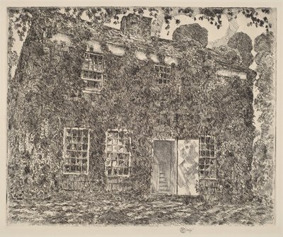 Otthon, édes otthon házikó, 3. szám, Easthampton alkotó: Childe Hassam
