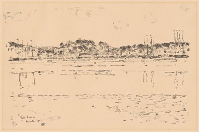 Belső kikötő alkotó: Childe Hassam