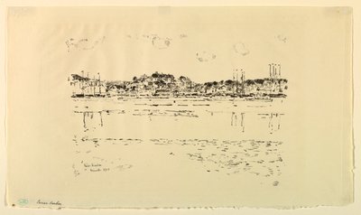 Belső kikötő alkotó: Childe Hassam