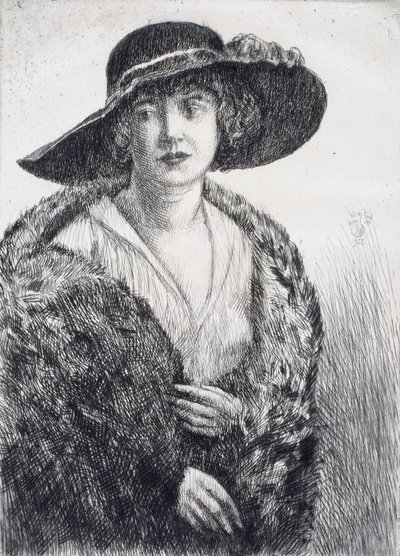 Erminie Gagnon kisasszony alkotó: Childe Hassam