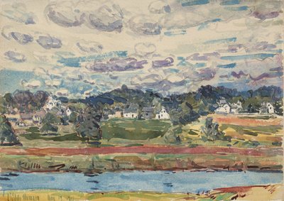 Newfields, New Hampshire alkotó: Childe Hassam