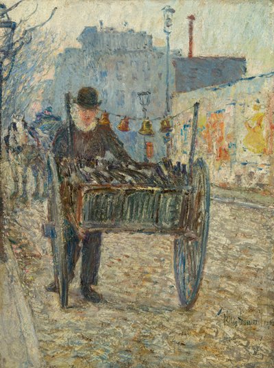 Öreg üveggyűjtő alkotó: Childe Hassam