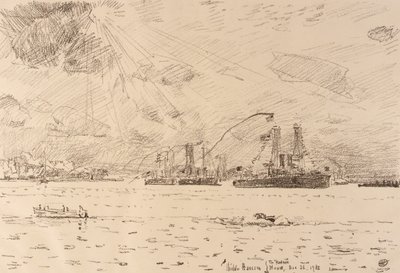 A flotta visszatérése alkotó: Childe Hassam