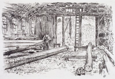 Spar üzlet, Gloucester alkotó: Childe Hassam