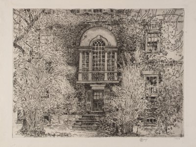 Tavasz Annapolisban (Chase House Garden) alkotó: Childe Hassam