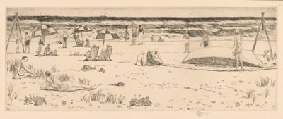 The Beach Club, Easthampton alkotó: Childe Hassam