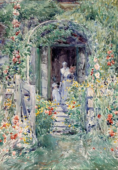A kert a maga dicsőségében alkotó: Childe Hassam