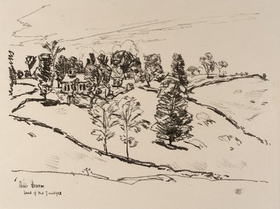 A kis iskolaház, Nod-föld alkotó: Childe Hassam