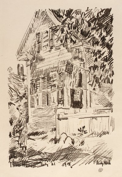 A szolgálati zászló alkotó: Childe Hassam