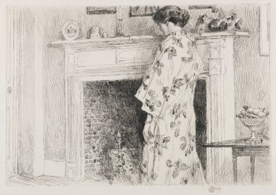 A fehér kimonó alkotó: Childe Hassam