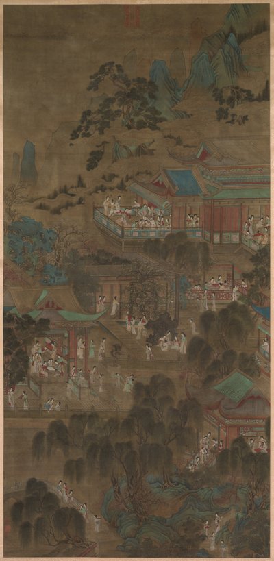 Udvari hölgyek a császári palotában alkotó: China, Yuan dynasty