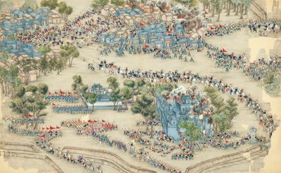 A Taiping-lázadás 1864 után. alkotó: Chinese Master.