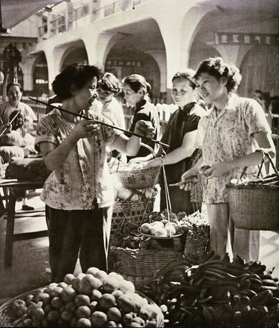 Kínai piac, Sanghaj alkotó: Chinese Photographer