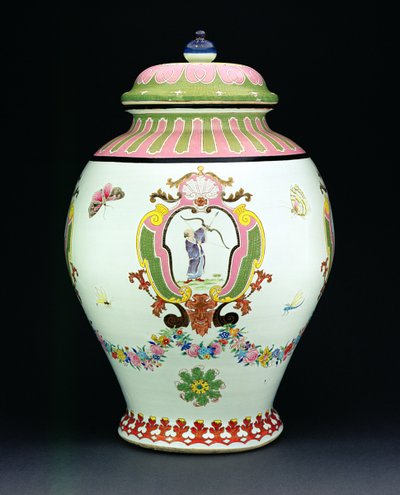 Ciszterna, amelyet Cornelis Pronk (1691-1759) 1730 körül (porcelán) festett (a medencét lásd: 206565) alkotó: Chinese School