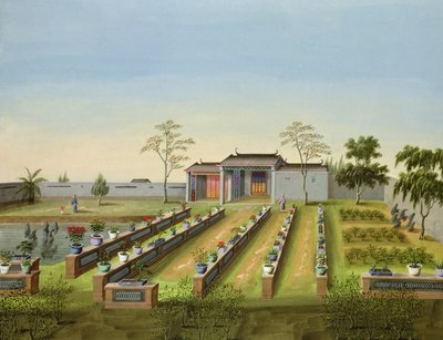 Bölcsőde kert, 1820-40 körül (wc papíron) alkotó: Chinese School