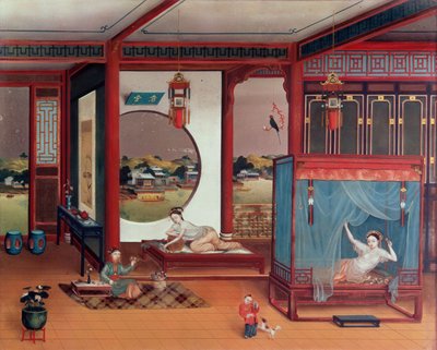Egy belső jelenet alkotó: Chinese School