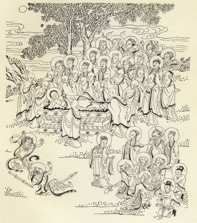 Buddha halála alkotó: Chinese School