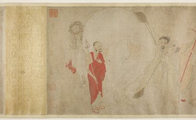 A fehér elefánt mosása, Ming-dinasztia alkotó: Chinese School