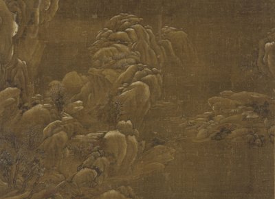 Téli táj, Ming vagy Qing dinasztia, XV-XVIII alkotó: Chinese School