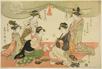 Naniwaya Felébredtem ötlet d Takashima Ohisa alkotó: Chobunsai Eishi