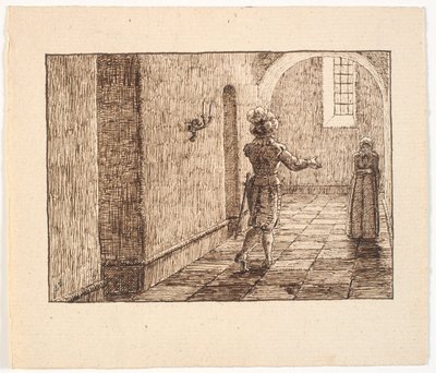 Illusztráció St. Utca. Blicher, A három szent év alkotó: Christen Dalsgaard