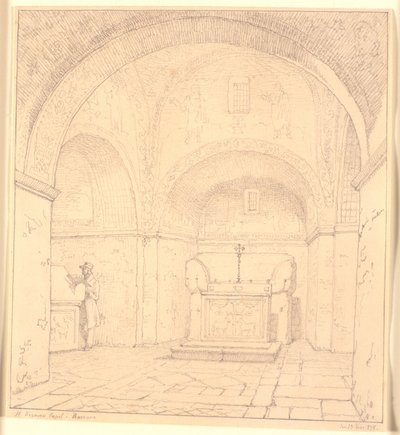 Galla Placidias gravája a St.Nazareo Capel és Ravenna városában alkotó: Christen Købke