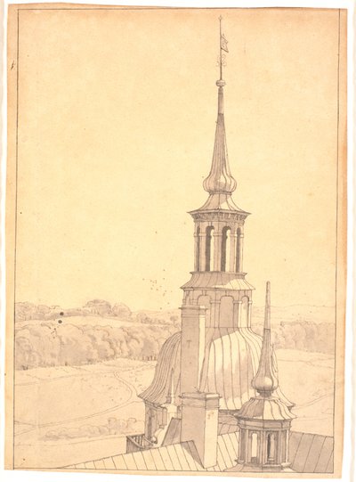 A Frederiksborg kastély egyik kis tornya alkotó: Christen Købke