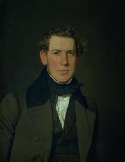 Carl Adolf Feilberg portréja alkotó: Christen Købke