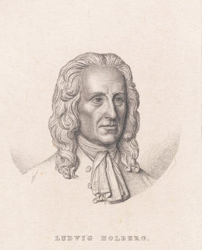 Ludvig Holberg alkotó: Christen Købke