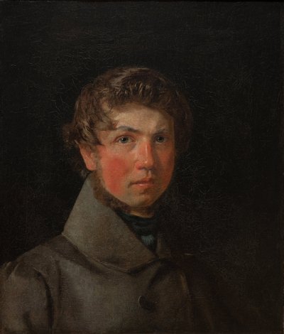 Önarckép, 1833 körül alkotó: Christen Schjellerup Købke