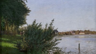 Dosseringen Osterbro felé nézve alkotó: Christen Schjellerup Kobke