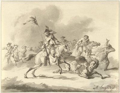 Menekülő lovasok alkotó: Christiaan Josi