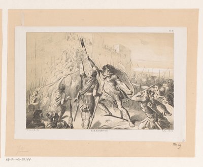 Claudius Civilis legjobb Romeinse legerplaats Vetera alkotó: Christiaan Lodewijk van Kesteren