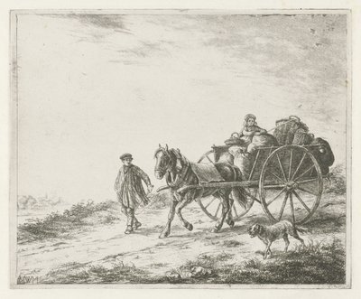 Farmer kocsi rakommal alkotó: Christiaan Wilhelmus Moorrees