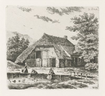 Beekben három nő mos alkotó: Christiaan Wilhelmus Moorrees