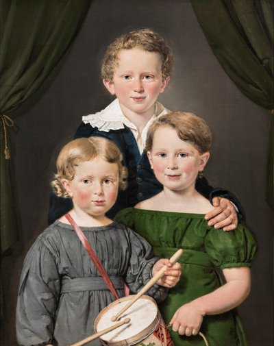 Hans és Bolette Puggaards három gyermeke alkotó: Christian-Albrecht Jensen