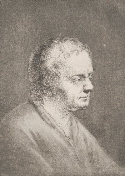 Christian Bernhard Rode, a művész apja portréja, kb. 1756. alkotó: Christian Bernhard Rode