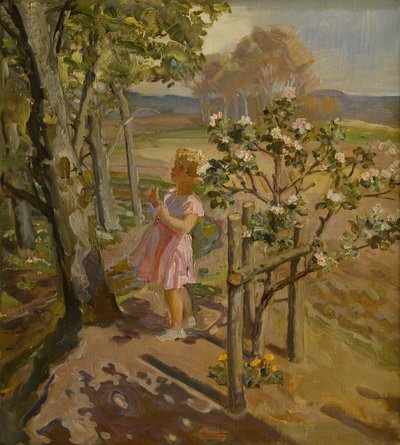 In The Orchard (olaj, vászon) alkotó: Christian Carl Forup