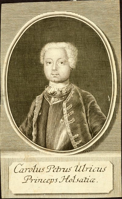 Karl Peter Ulrich holstein-gottorpi herceg portréja 1728-1762, 1734. alkotó: Christian Friedrich Fritzsch